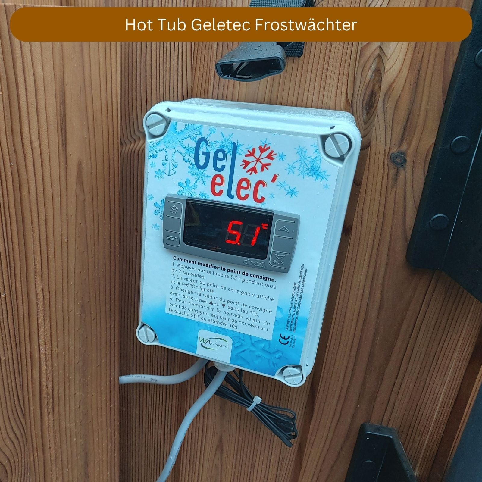 Geletec Frostwaechter für Hot Tub