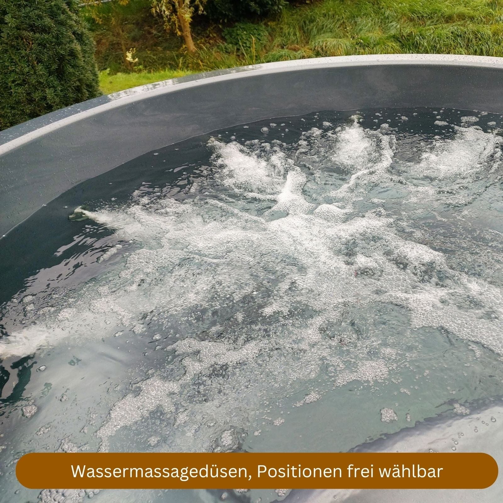 Wassermassagedüsen des Memelwood Hot Tubs