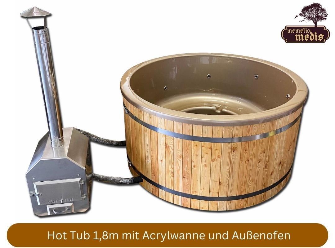 Acryl Hot Tub mit Aussenofen