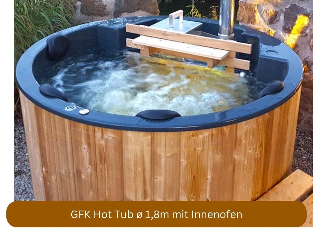 GFK Hot Tub mit Innenofen von Baltresto
