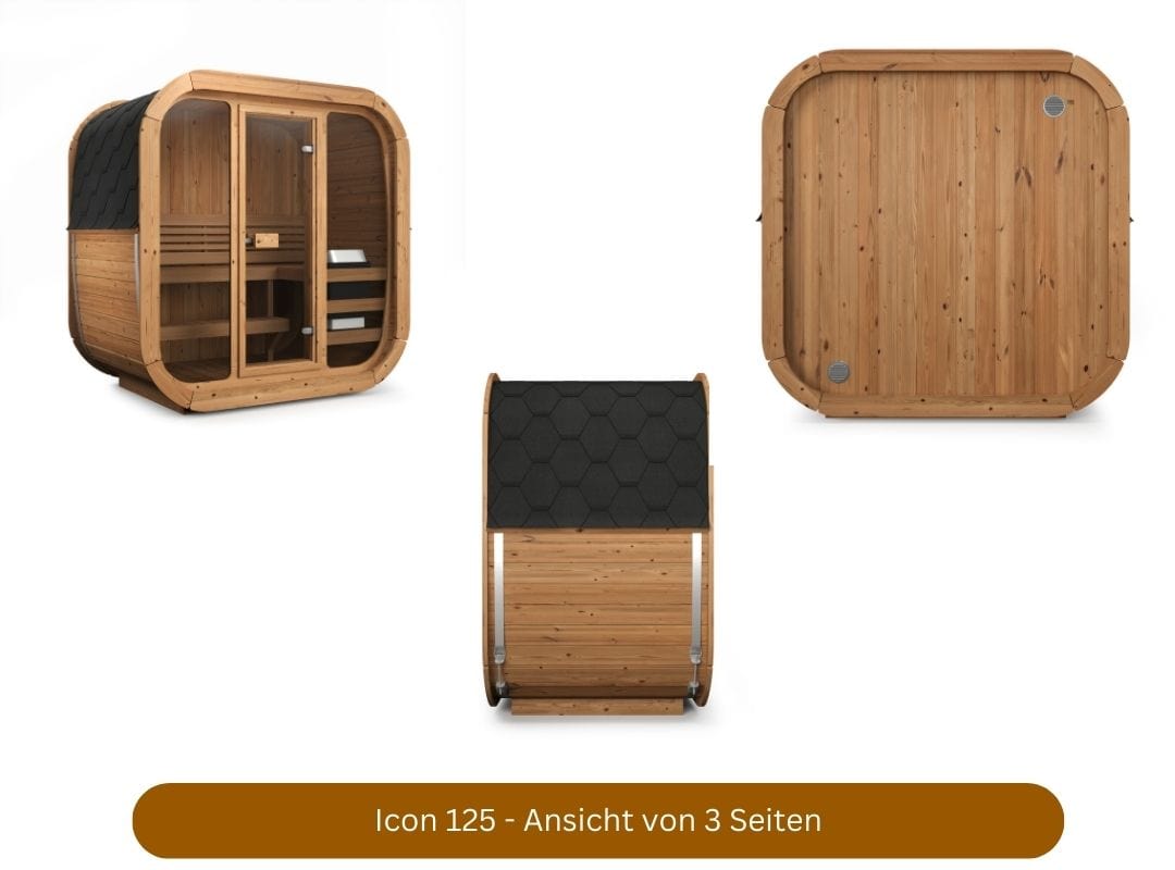 Mini Sauna Garten Icon 125