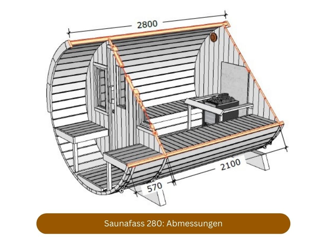 Saunafass 280 von Inmedias Res